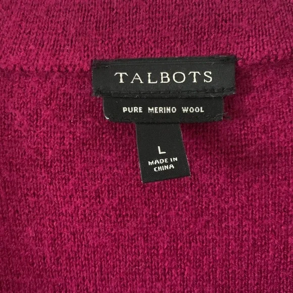 Beautiful fuschia knit blazer - Picture 2 of 5